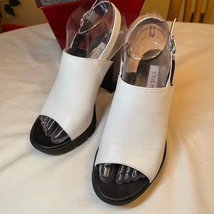 ***SALE - Steve Madden white sandals